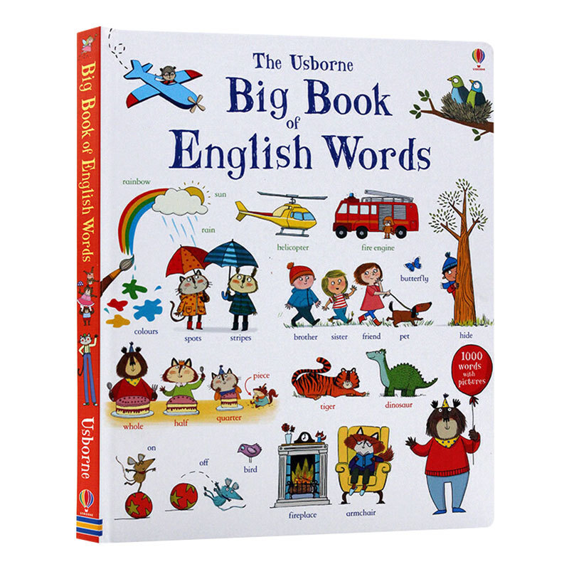 Kids Education Words - Duża książka słów angielskich nauka języka