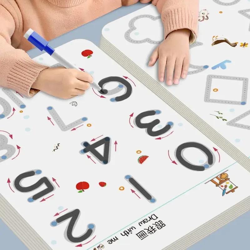 Kids Educational Workbooks - Magiczny zeszyt do ćwiczeń, edukacyjne książki
