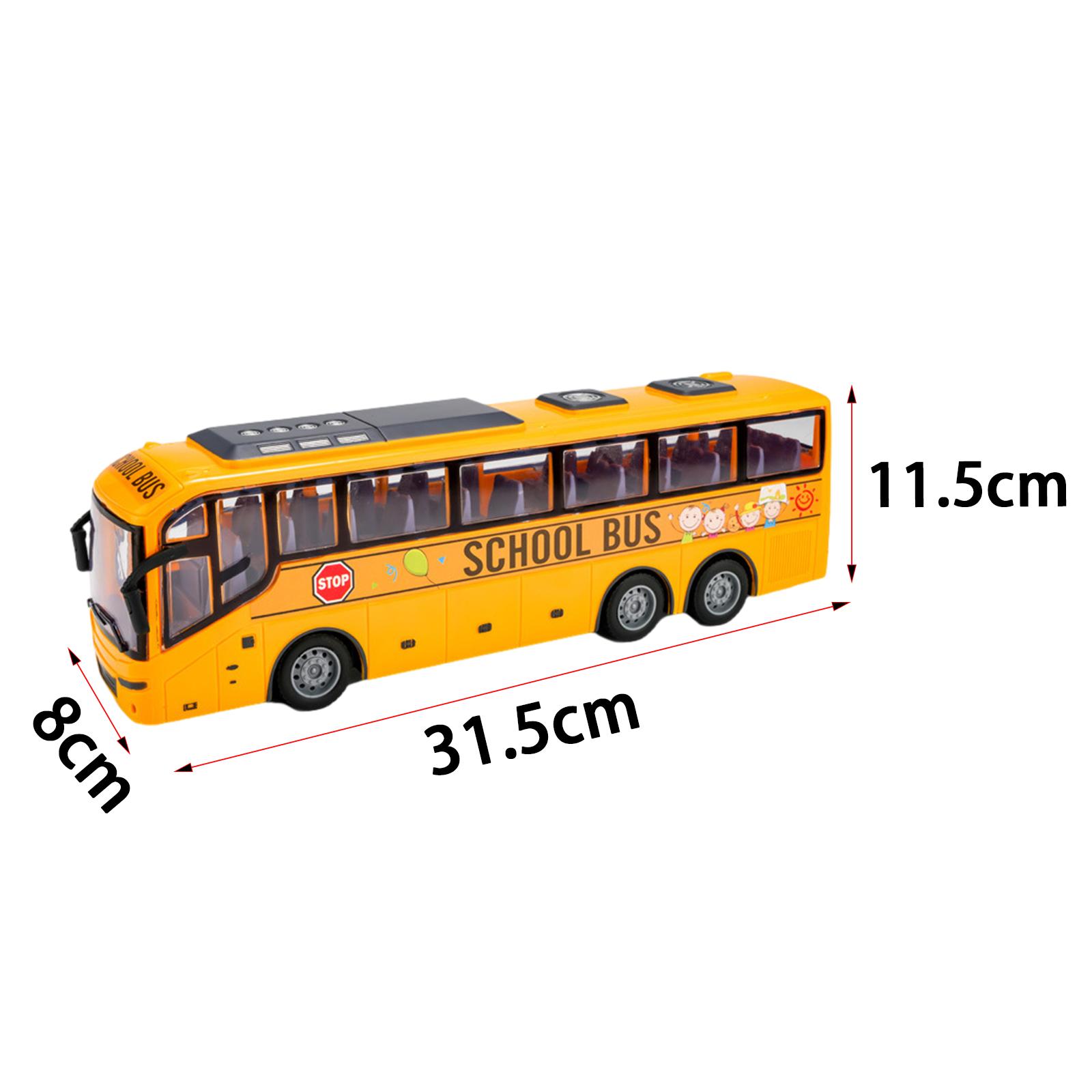 Kids Education Channel - Autobus zdalnie sterowany z realistycznymi światłami