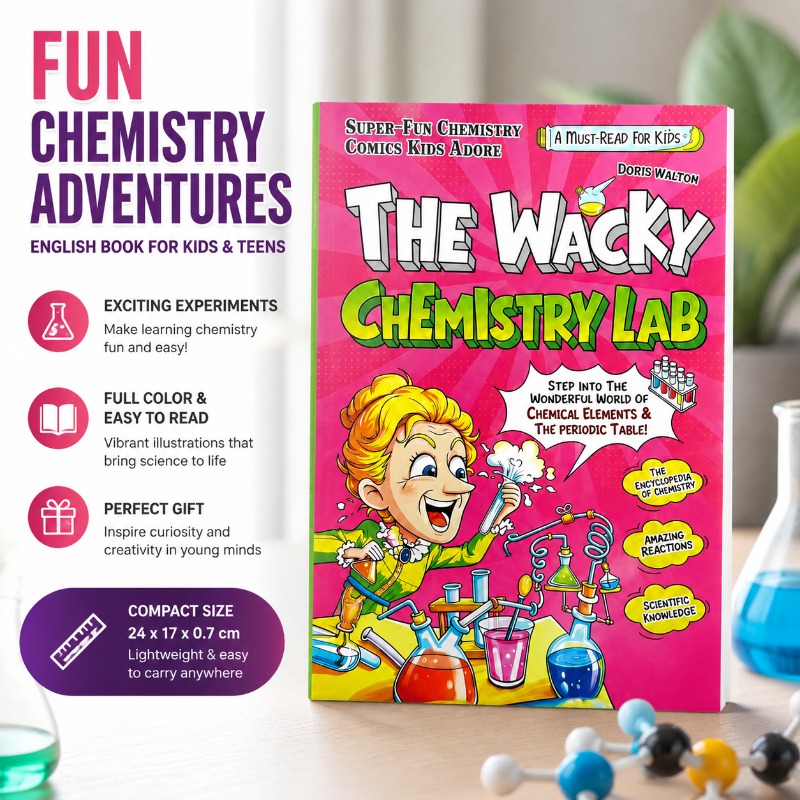 Educational Cartoon For Kids - Zabawna Laboratorium Chemiczne: Komiks dla Dzieci,