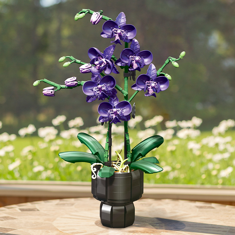 Orchid Kids Education - Zestaw Klocków Orchidea DIY Bonsai Bukiet
