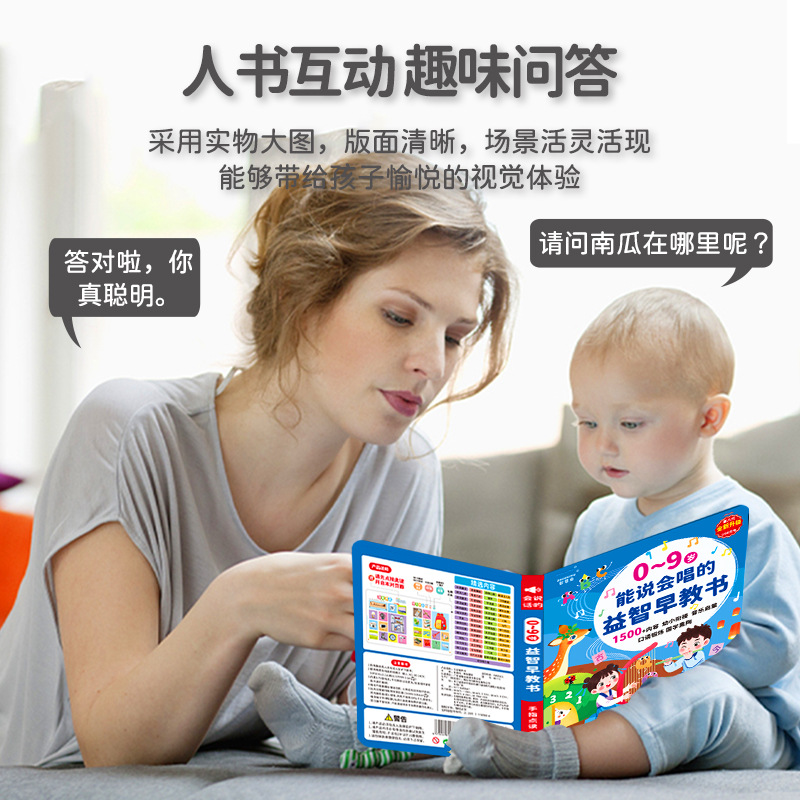 Kids Education Content - Dotykowa Książka Dźwiękowa do Wczesnej Edukacji,