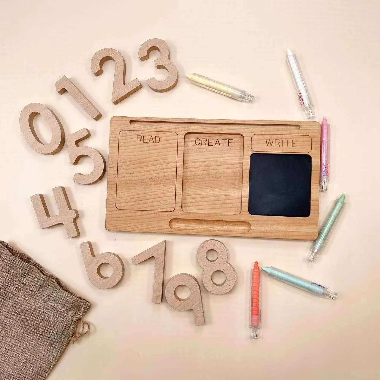 Kids Education Tablets - Nowe dzieci Montessori Learning Tablet dowiedz