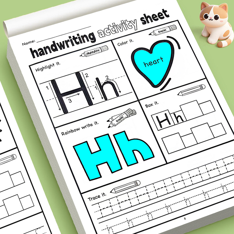 Kids Educational Workbooks - Zeszyt edukacyjny dla dzieci początkujących: nauka