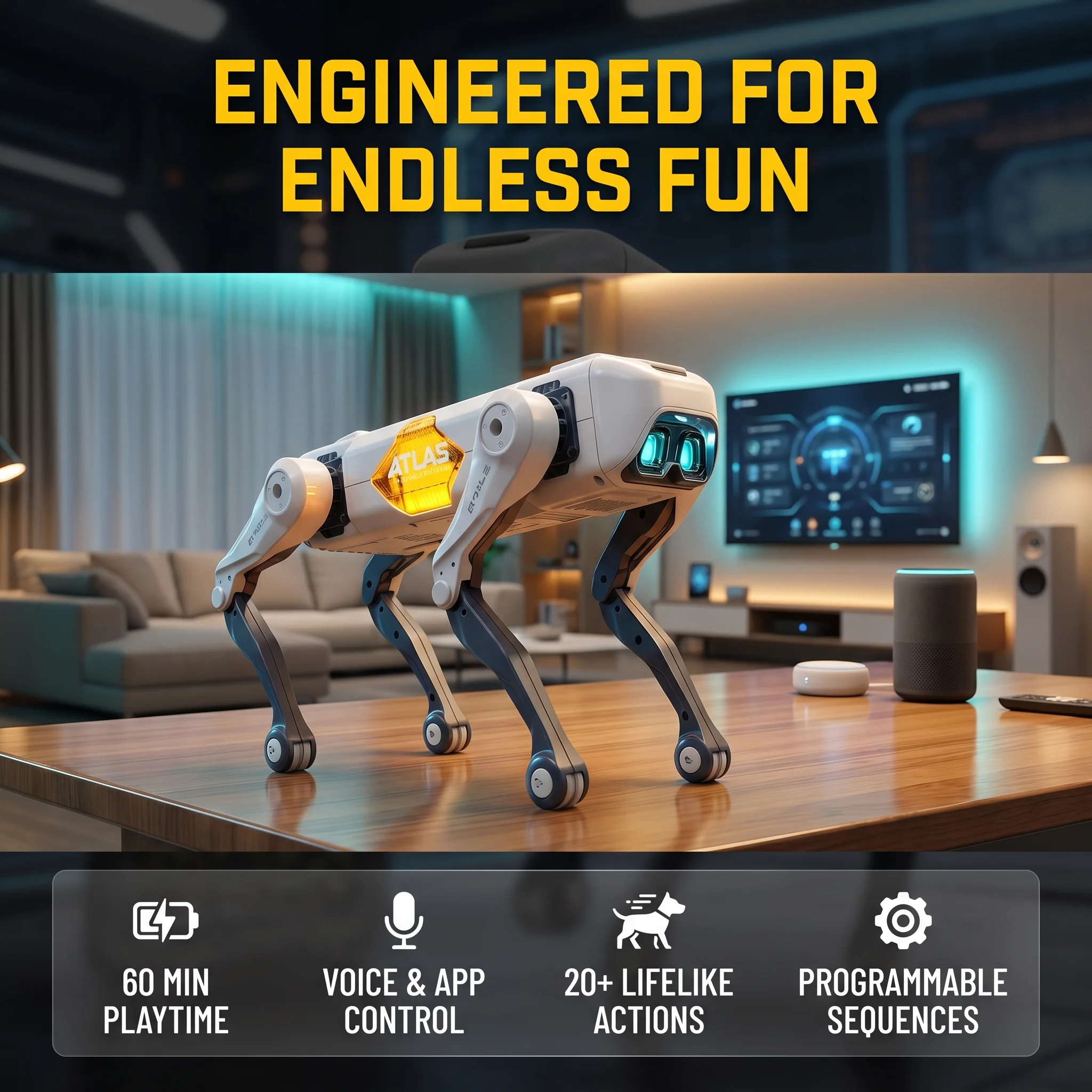 Kid Education - Inteligentny robot-świniec AI, sterowanie głosem i