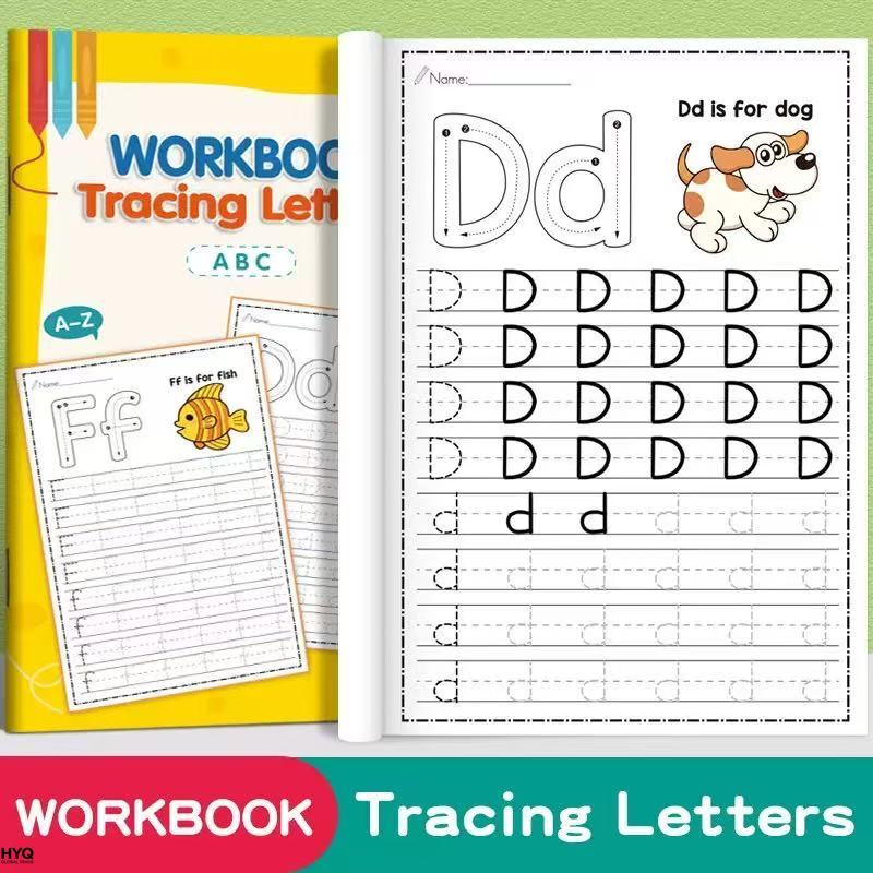Kids Educational Workbooks - Zeszyt do kaligrafii dla dzieci, ćwiczenia
