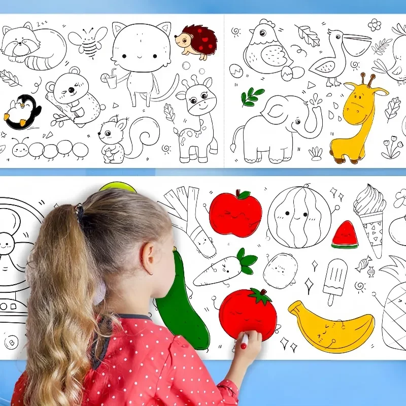 Dziecięca rolka papieru do kol – Kids Educational Workbooks recenzja i cena