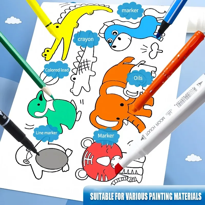Dziecięca rolka papieru do kol – Kids Educational Workbooks recenzja i cena