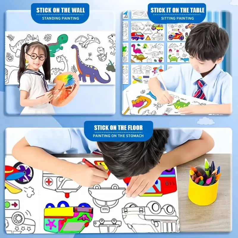 Dziecięca rolka papieru do kol – Kids Educational Workbooks recenzja i cena