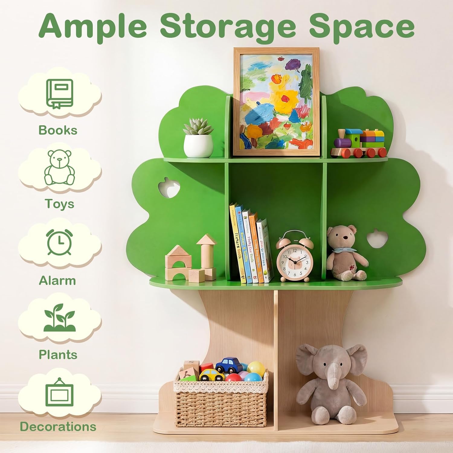 Dziecięcy regał na książki w k – Montessori Shelf Toy recenzja i cena