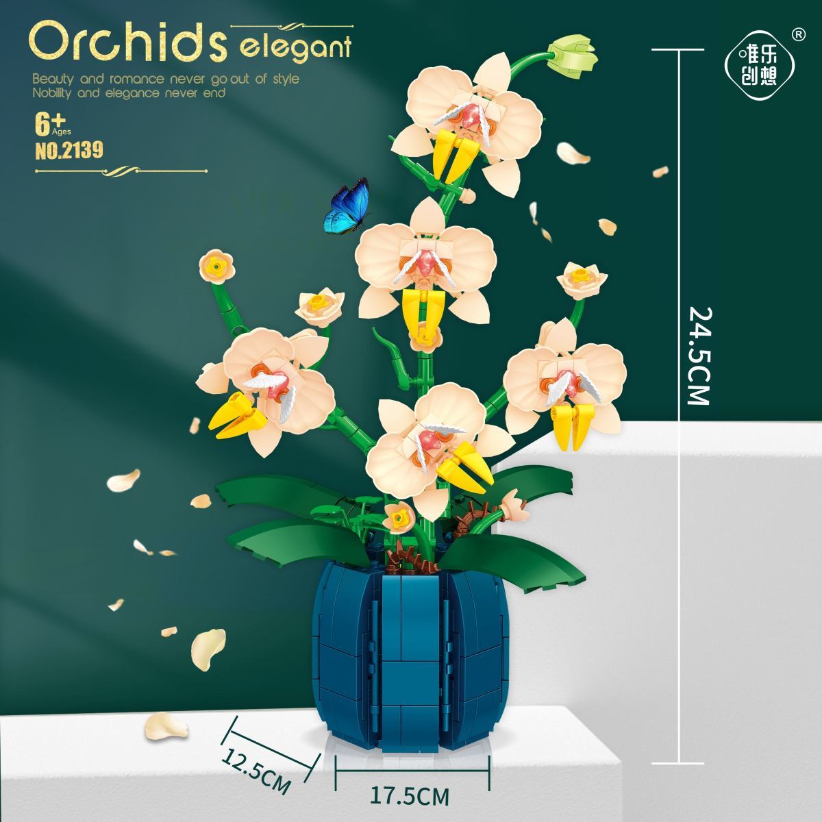 Klocki Orchidea, kwiaty do skł – Orchid Kids Education recenzja i cena