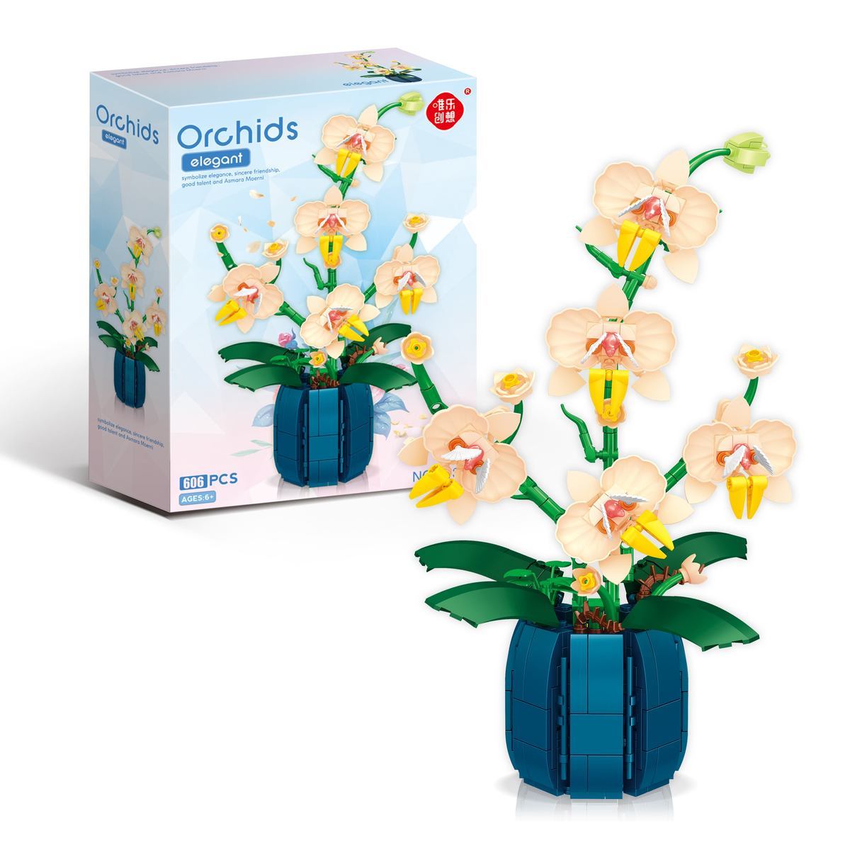 Klocki Orchidea, kwiaty do skł – Orchid Kids Education recenzja i cena