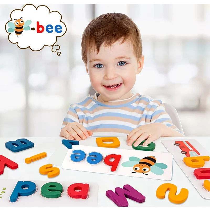 Zabawki Montessori do nauki sł – Kids Education Words recenzja i cena