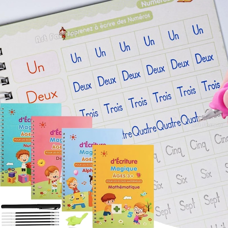 Magiczna francuska książka do  – Kids Educational Workbooks recenzja i cena