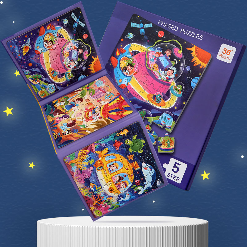 Magnetyczne drewniane puzzle d – Educational Cartoon For Kids recenzja i cena