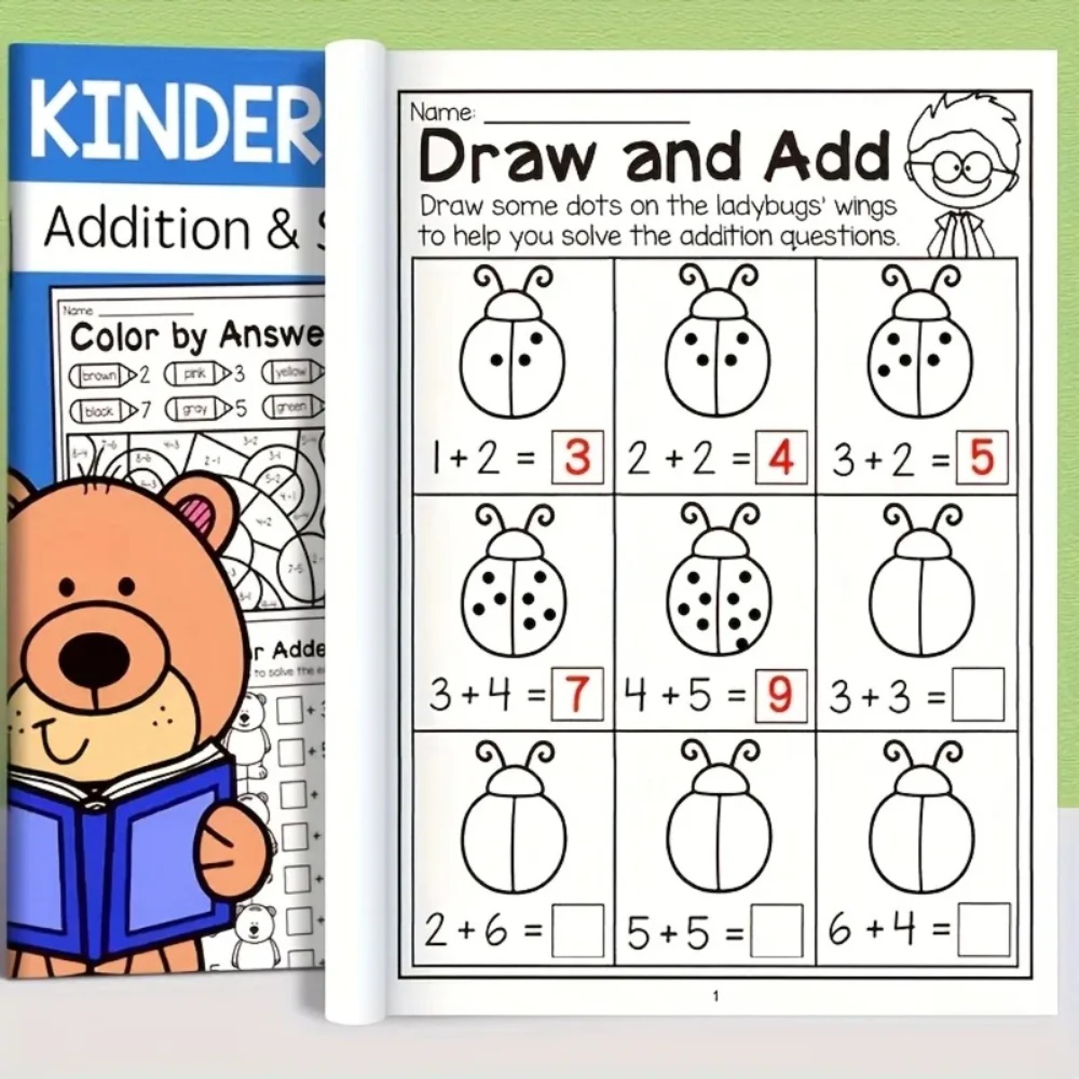 Prace z dodawaniem i odejmowan – Kids Education Worksheet recenzja i cena