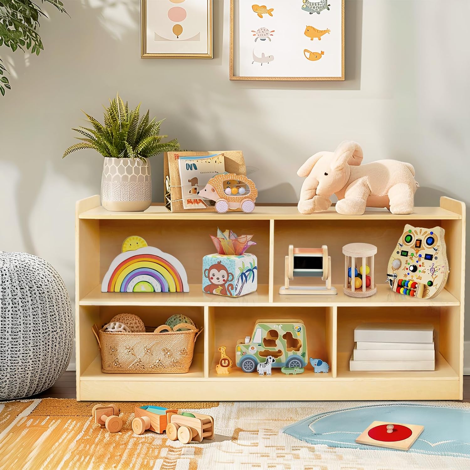 Półka Montessori Drewniany Org – Montessori Shelf Toy recenzja i cena