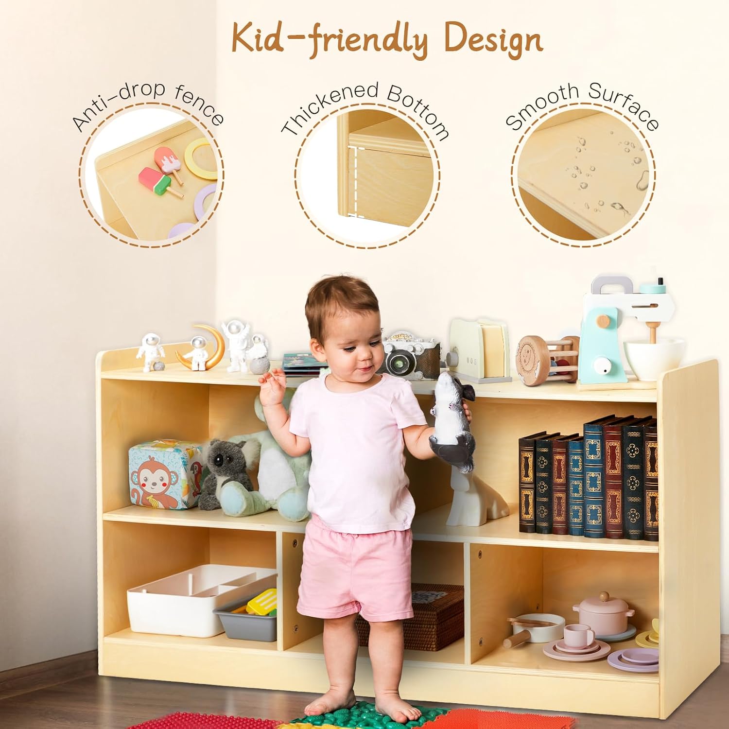 Półka Montessori Drewniany Org – Montessori Shelf Toy recenzja i cena