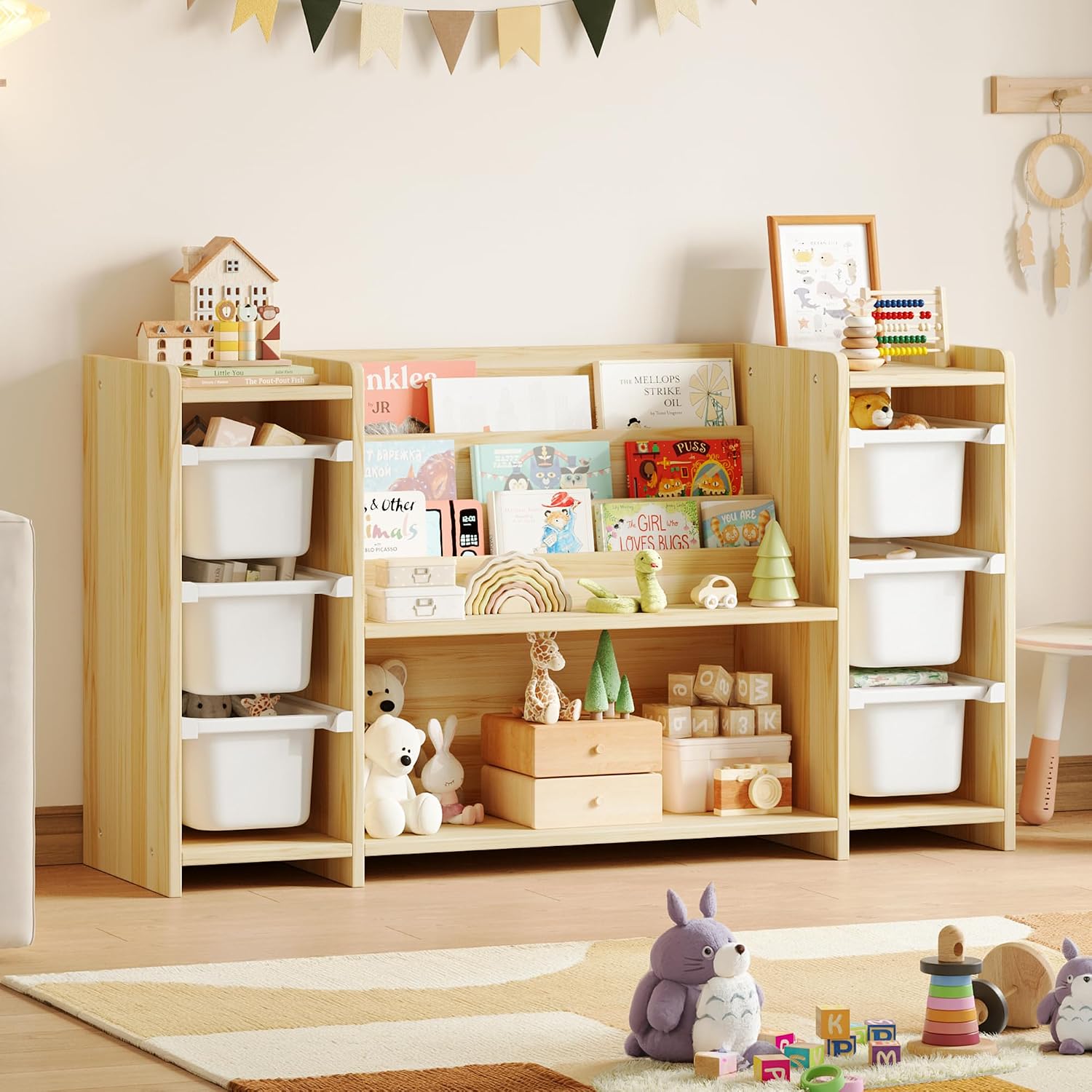 Organizer na zabawki dla dziec – Montessori Shelf Toy recenzja i cena