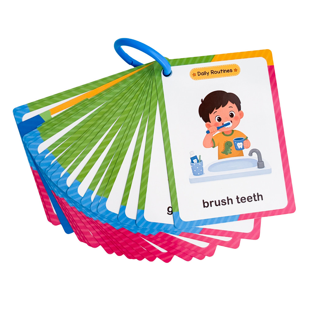38 Słów Codzienne Rutyny Karty – Kids Education Words recenzja i cena