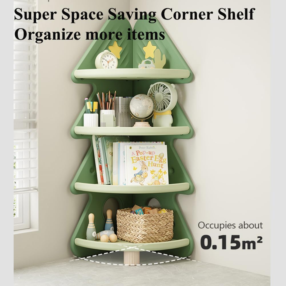 4-poziomowy narożny regał na k – Montessori Shelf Toy recenzja i cena