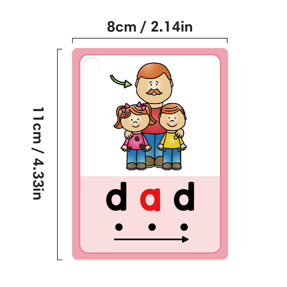Dzieci CVC słowa karty do nauk – Kids Education Words recenzja i cena