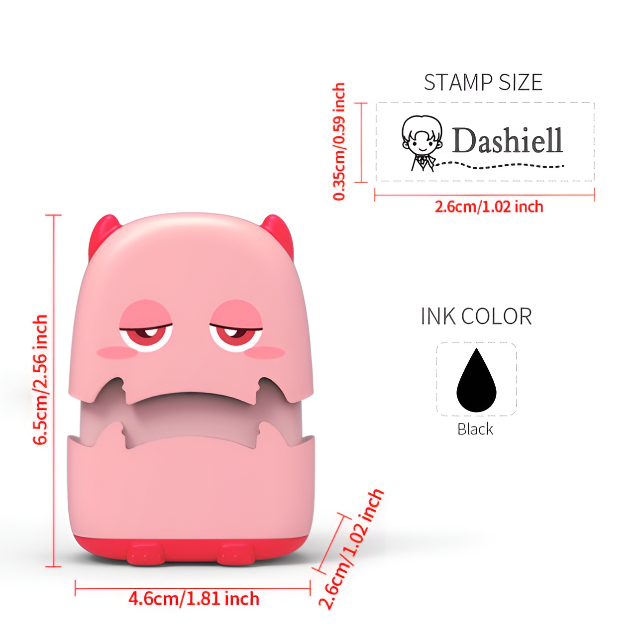 Stempel z imieniem dla dzieci  – Kids Education Name recenzja i cena