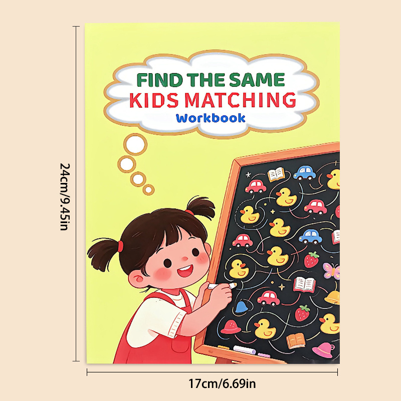 Znajdź identyczny zestaw ćwicz – Kids Educational Workbooks recenzja i cena