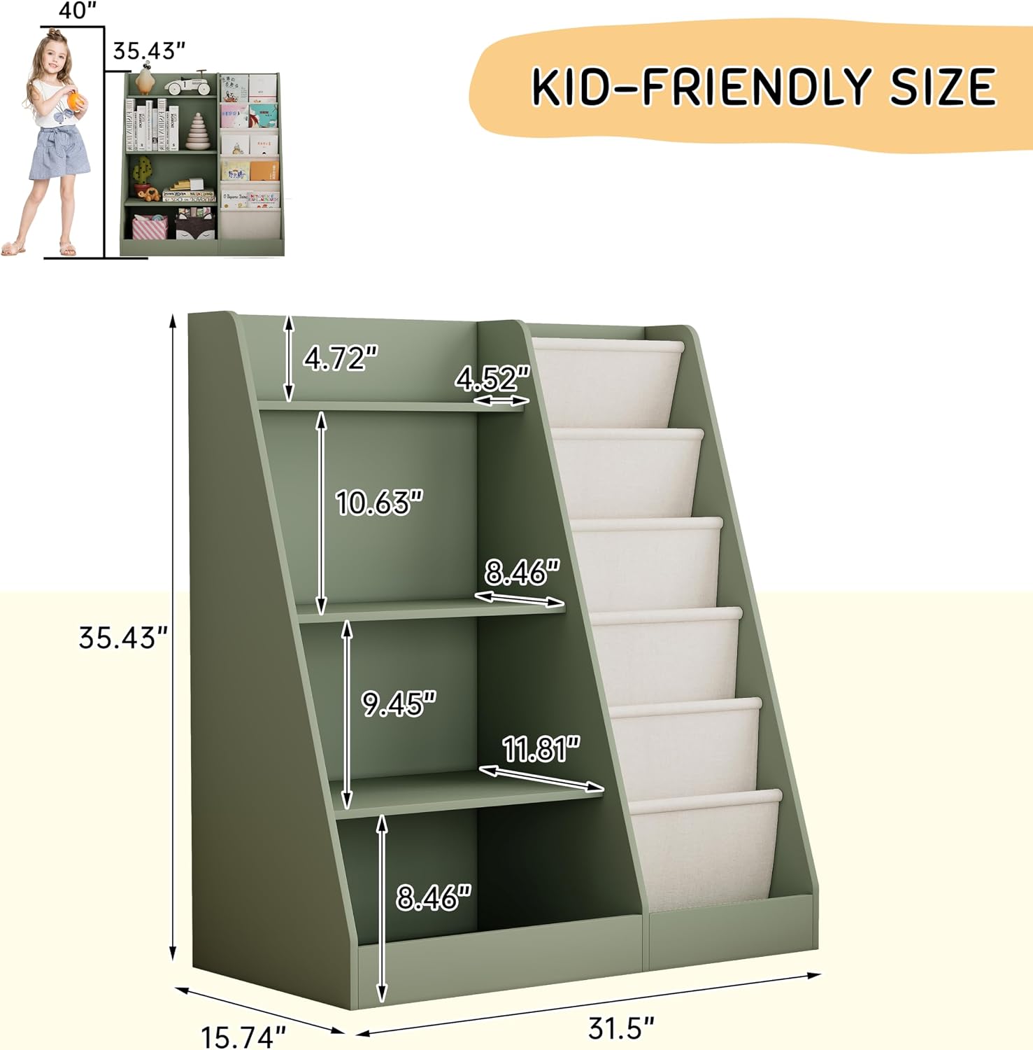 Regał na książki i organizer n – Montessori Shelf Toy recenzja i cena