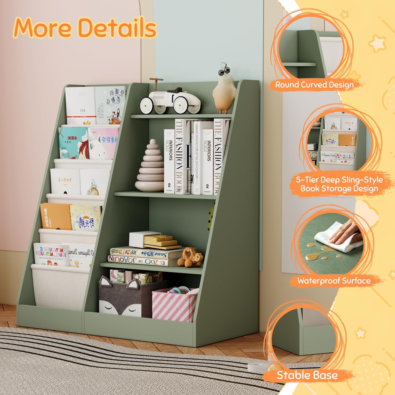 Regał na książki i organizer n – Montessori Shelf Toy recenzja i cena
