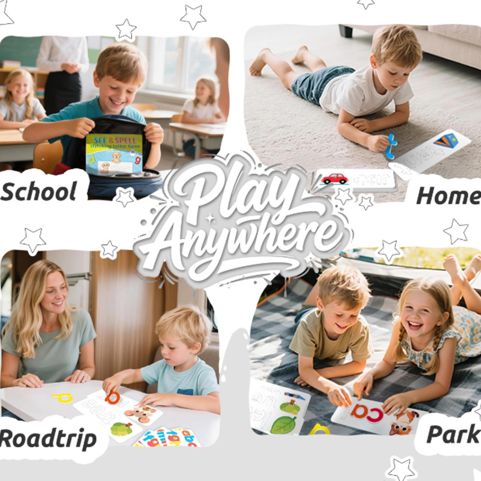 Gra w dopasowywanie liter Alfa – Kids Education Words recenzja i cena