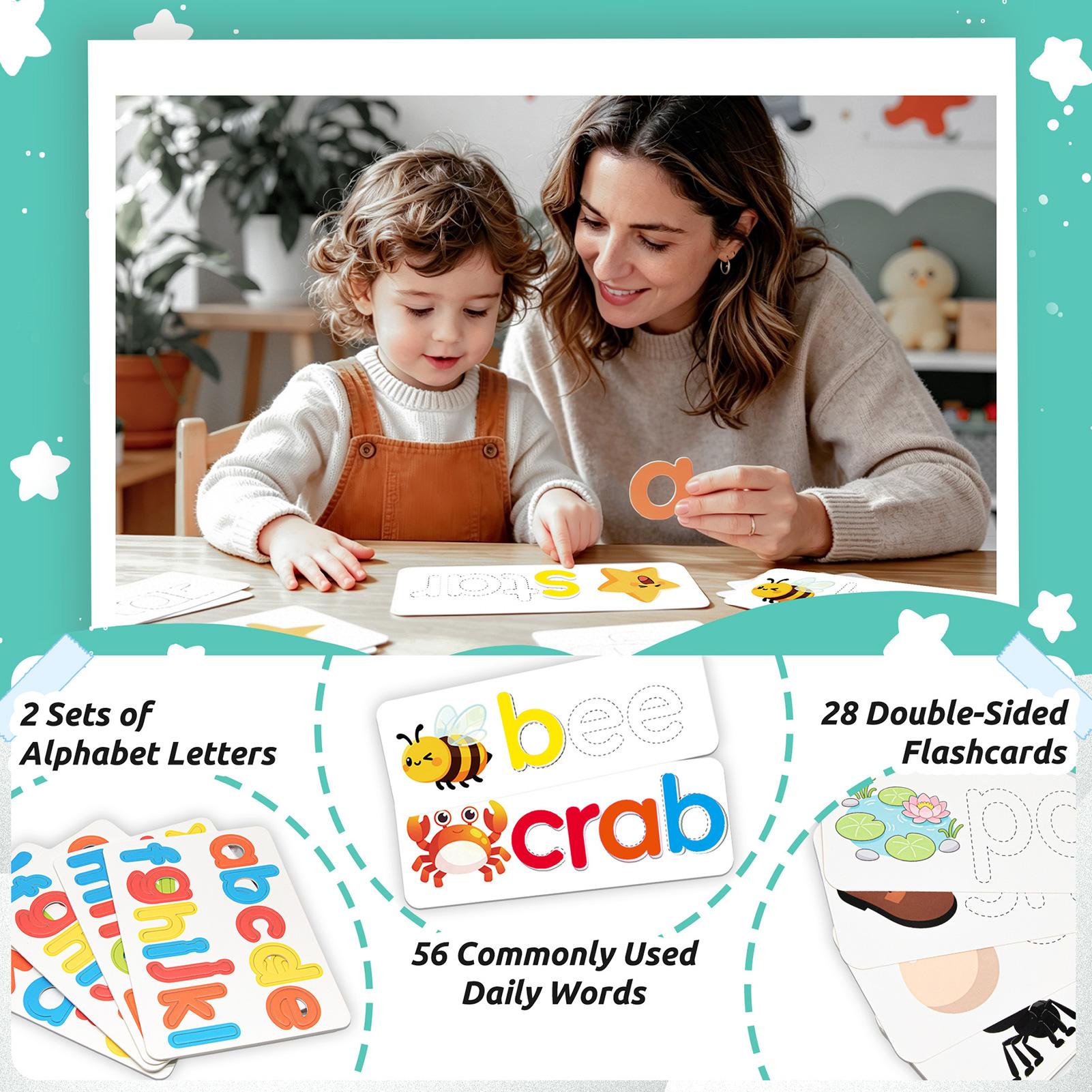 Gra w dopasowywanie liter Alfa – Kids Education Words recenzja i cena