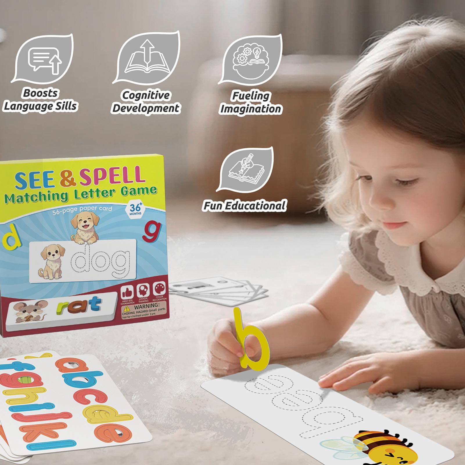 Gra w dopasowywanie liter Alfa – Kids Education Words recenzja i cena